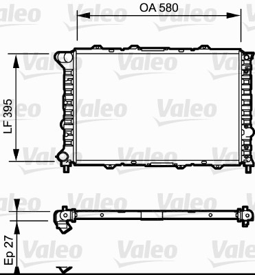 VALEO Vízhűtő RC146_VALEO