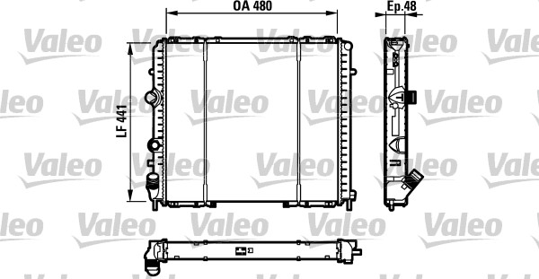 VALEO Vízhűtő RC1005_VALEO