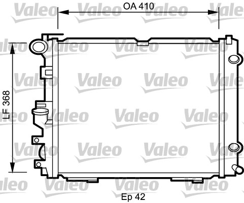 VALEO Vízhűtő 732094_VALEO