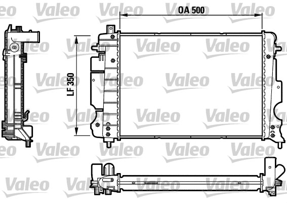 VALEO Vízhűtő 732121_VALEO