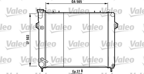 VALEO Vízhűtő 732250_VALEO