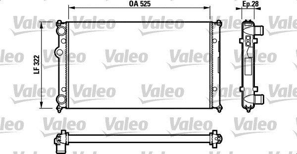 VALEO Vízhűtő RM1145_VALEO