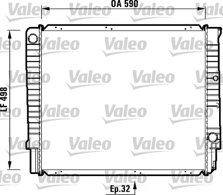 VALEO Vízhűtő 732369_VALEO