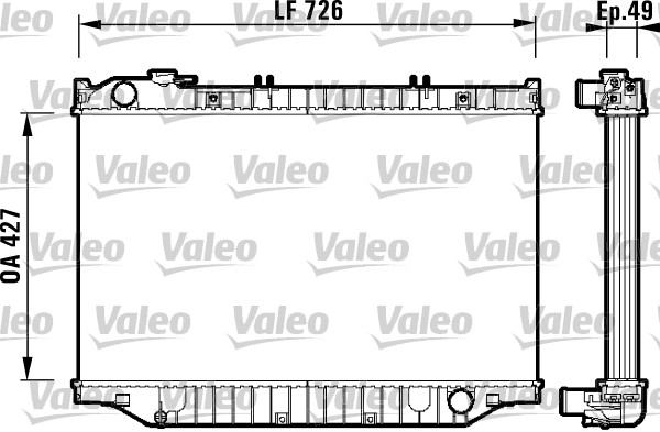 VALEO Vízhűtő 732415_VALEO