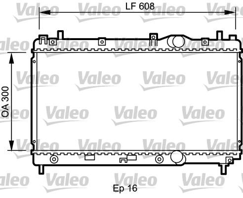 VALEO Vízhűtő 732426_VALEO