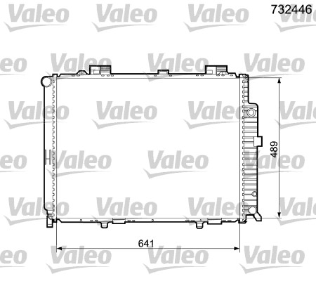 VALEO Vízhűtő 732446_VALEO