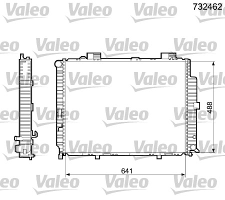 VALEO Vízhűtő 732462_VALEO