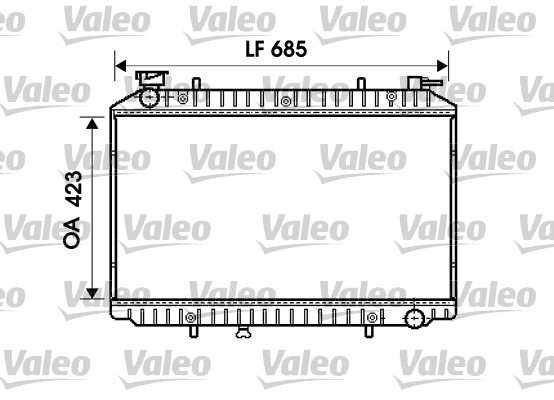 VALEO Vízhűtő 732484_VALEO