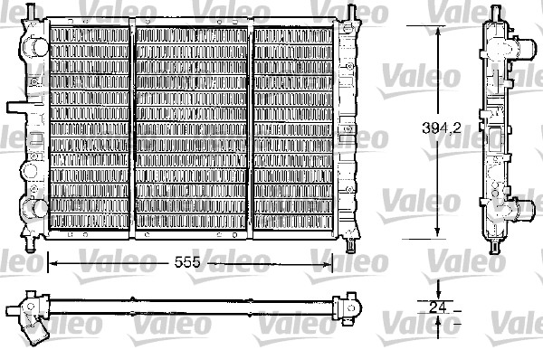 VALEO Vízhűtő RC152_VALEO