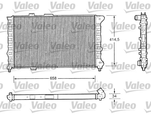 VALEO Vízhűtő RM199_VALEO