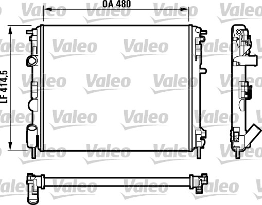 VALEO Vízhűtő RM1382_VALEO