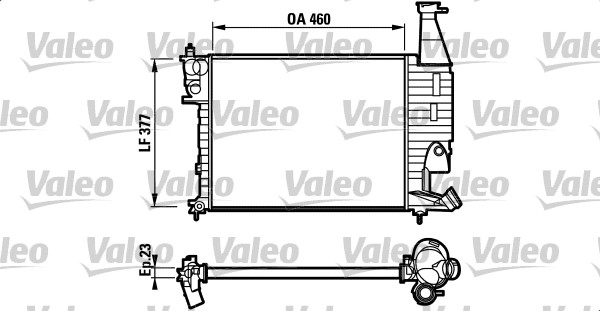 VALEO Vízhűtő RM1158_VALEO