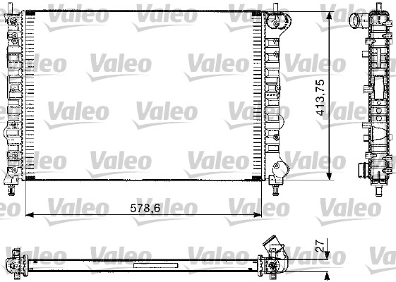 VALEO Vízhűtő RA1191_VALEO