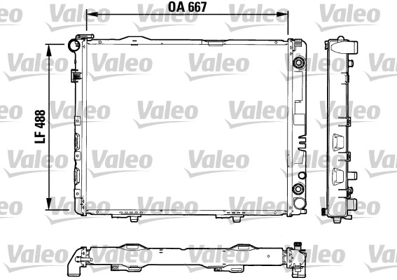 VALEO Vízhűtő 732605_VALEO