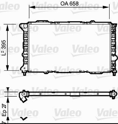 VALEO Vízhűtő RC147_VALEO