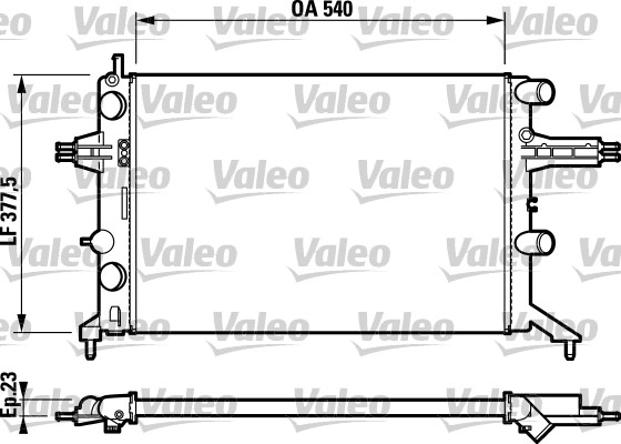 VALEO Vízhűtő RM1177_VALEO