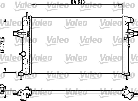 VALEO Vízhűtő RM1336_VALEO