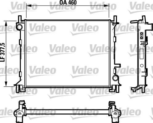 VALEO Vízhűtő RM1338_VALEO