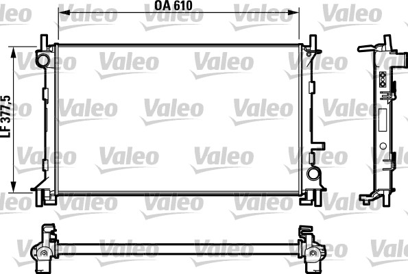 VALEO Vízhűtő RM1339_VALEO