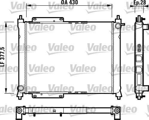 VALEO Vízhűtő RM1172_VALEO