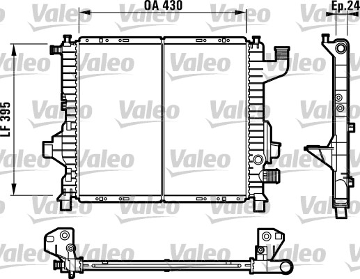 VALEO Vízhűtő 732819_VALEO