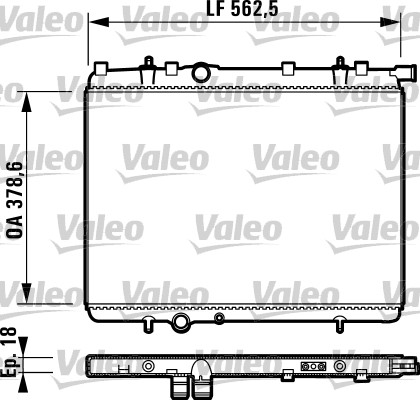 VALEO Vízhűtő 732904_VALEO