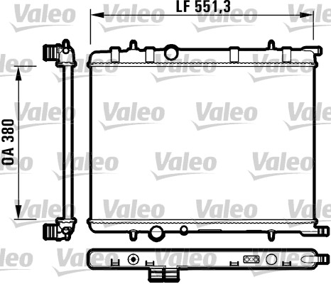 VALEO Vízhűtő 732908_VALEO