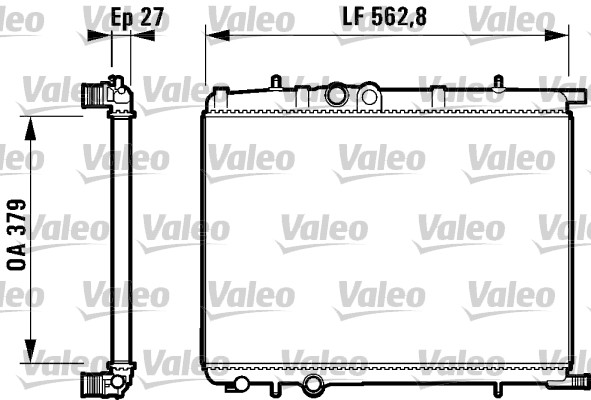 VALEO Vízhűtő 732909_VALEO