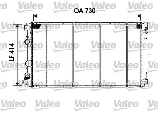 VALEO Vízhűtő 732919_VALEO