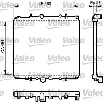 VALEO Vízhűtő 732945_VALEO