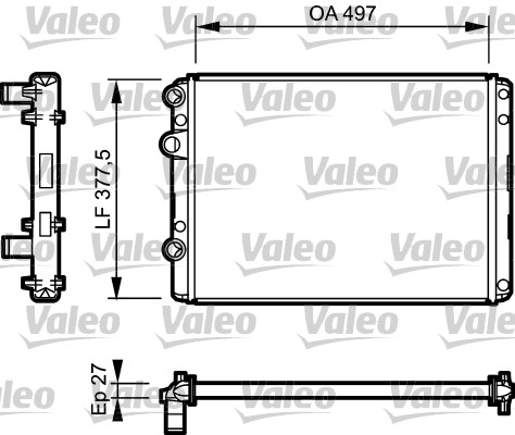 VALEO Vízhűtő 732953_VALEO