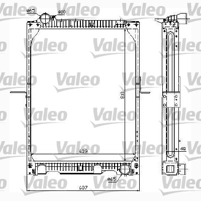 VALEO Vízhűtő 732987_VALEO