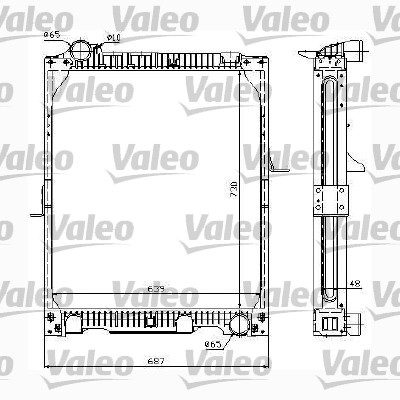 VALEO Vízhűtő 732991_VALEO