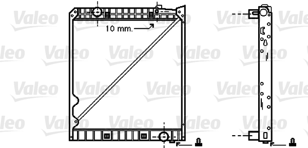 VALEO Vízhűtő 733419_VALEO