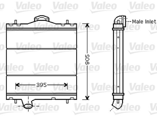 VALEO Vízhűtő 733448_VALEO