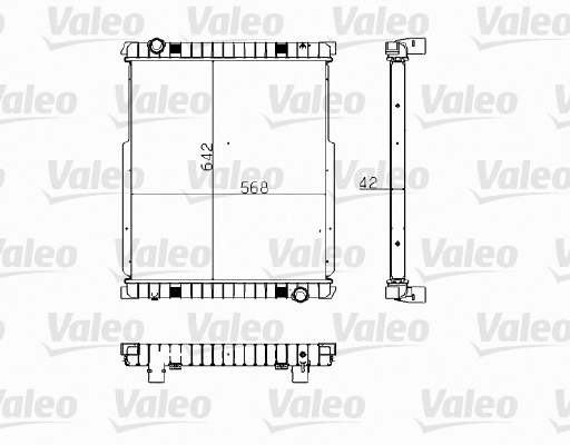 VALEO Vízhűtő 733481_VALEO