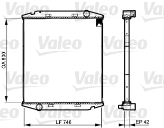 VALEO Vízhűtő 733510_VALEO