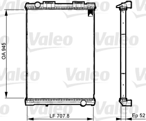 VALEO Vízhűtő 733511_VALEO