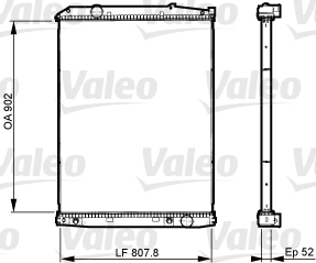 VALEO Vízhűtő 733514_VALEO