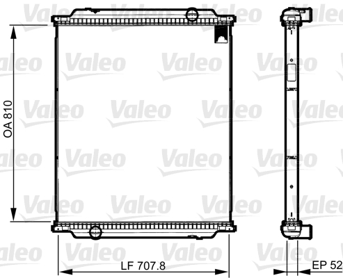 VALEO Vízhűtő 733516_VALEO