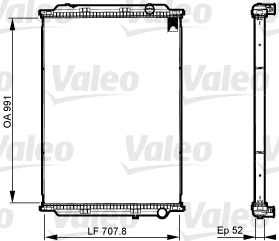 VALEO Vízhűtő 733523_VALEO