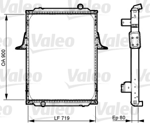 VALEO Vízhűtő 733533_VALEO