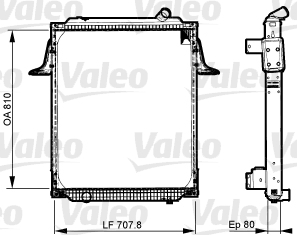 VALEO Vízhűtő 733535_VALEO