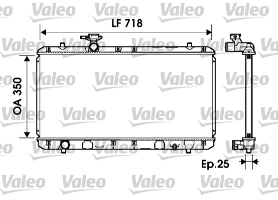 VALEO Vízhűtő 734164_VALEO