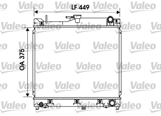 VALEO Vízhűtő 734170_VALEO