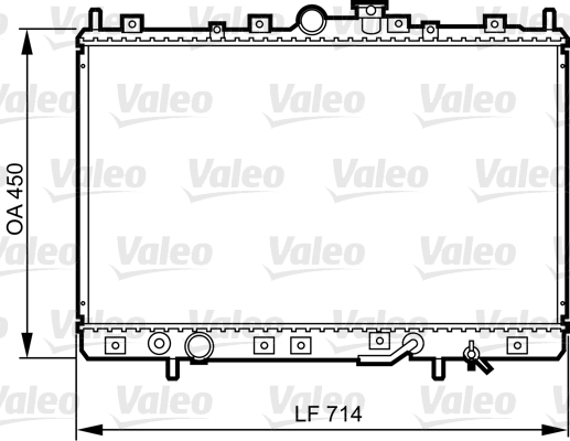 VALEO Vízhűtő 734196_VALEO