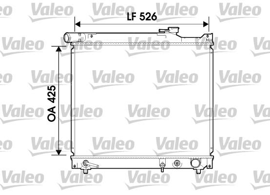 VALEO Vízhűtő 734214_VALEO