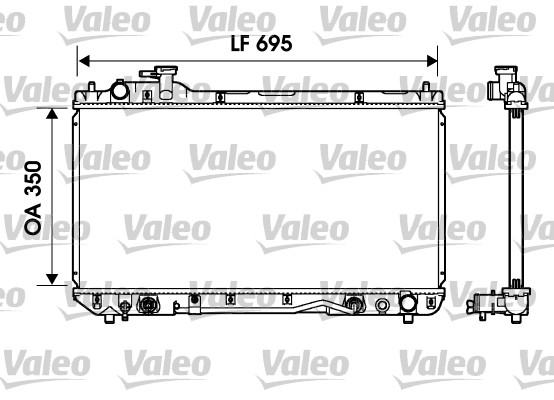 VALEO Vízhűtő 734217_VALEO