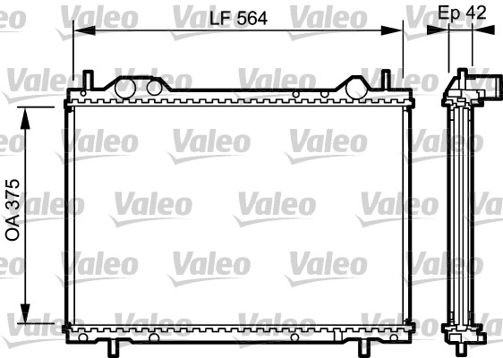 VALEO Vízhűtő 734220_VALEO