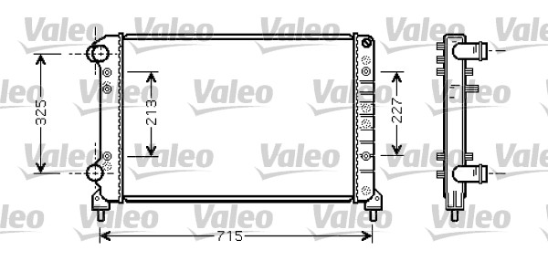 VALEO Vízhűtő 734226_VALEO